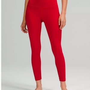 Lulu Lemon Red Align Yoga Pants